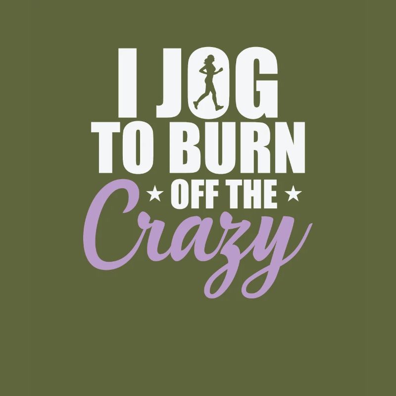 Je fais du jogging pour brûler le Crazy Jogging Running