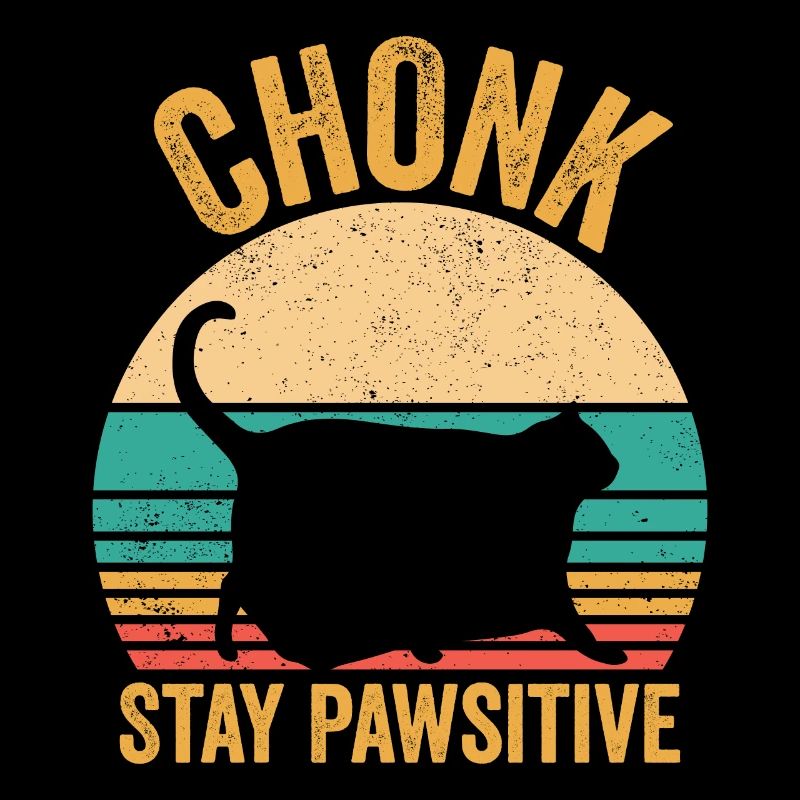 Chonk Meme Katze Chonk Aufenthalt Pawsitive