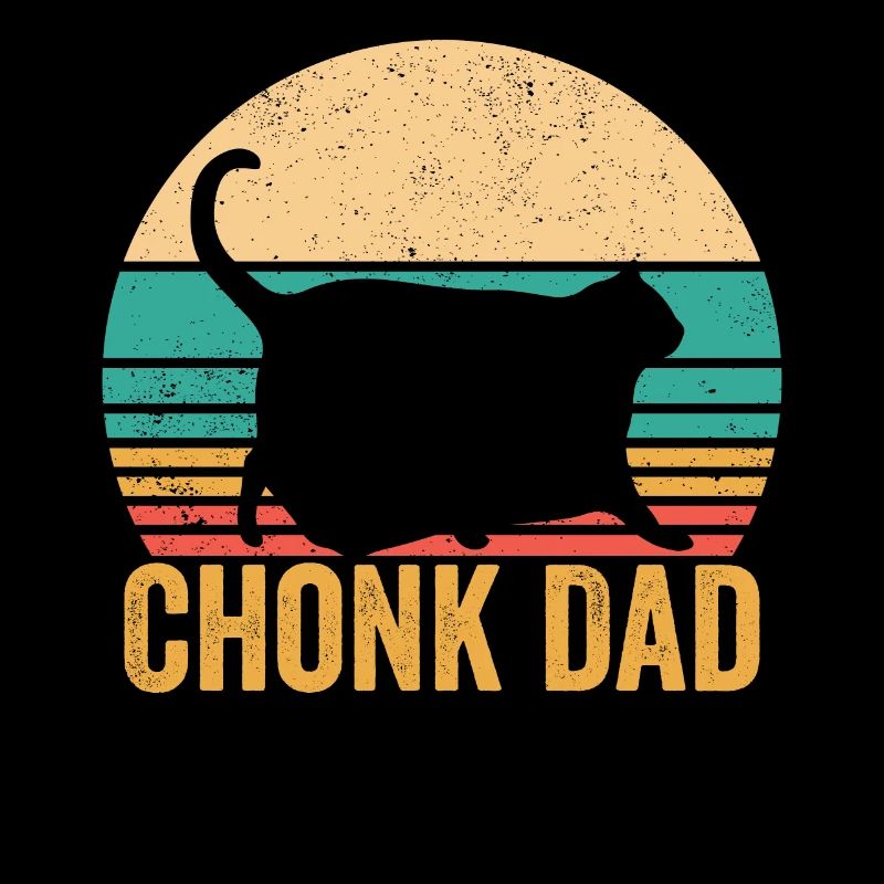 Chonk Meme Katze Chonk Dad
