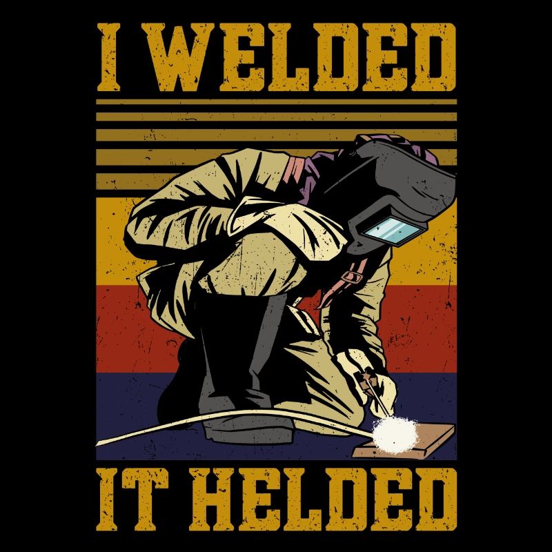 Welder Welding Pun Vintage Retro I