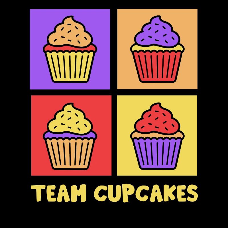 Team Cupcakes Essen Süß Cupcake Liebhaber