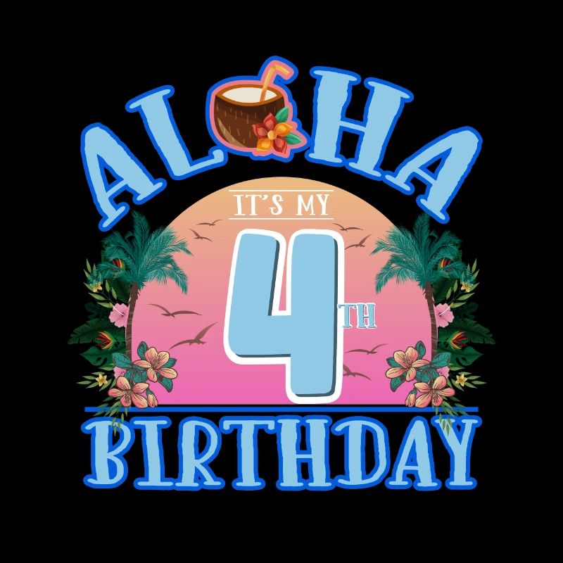 Aloha c’est ma boisson à la noix de pour mon 4ème anniversaire et