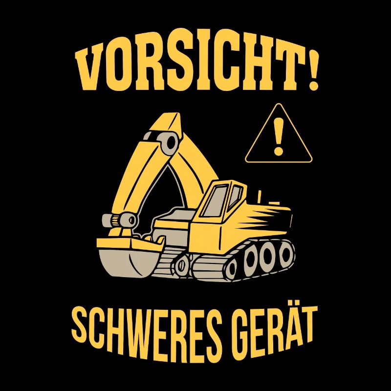 Bagger Baggerfahrer Baugeräteführer Schweres Gerät