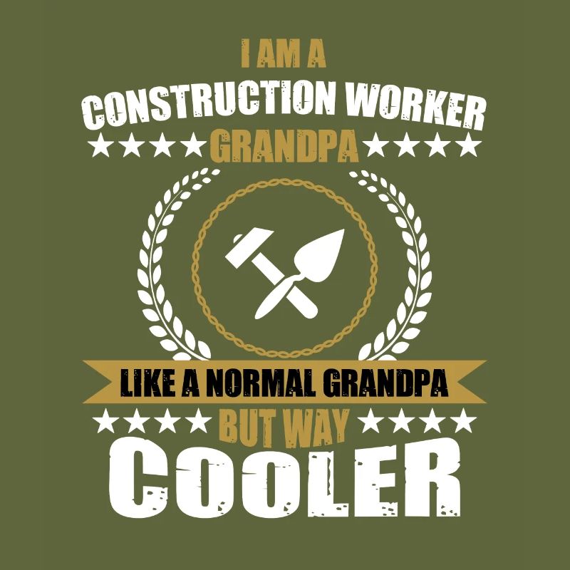 Grand-père ouvrier de la construction