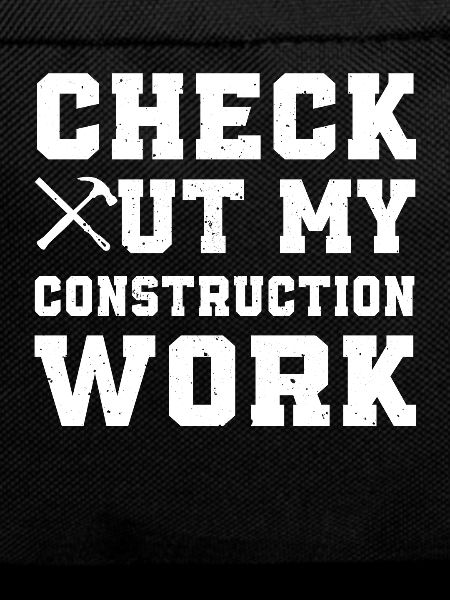 Funny Construction Worker Design