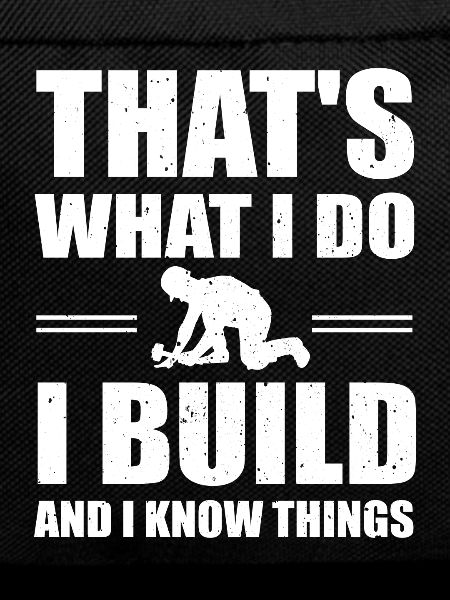 Funny construction worker motif