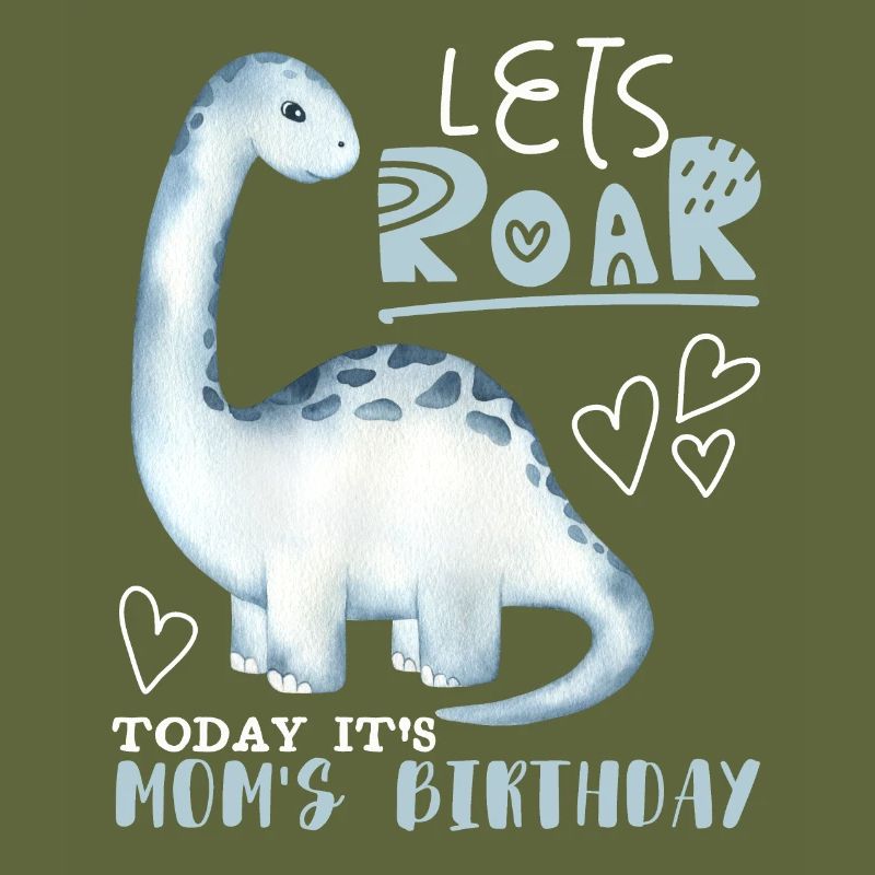 Dinosaurier Mama-Mutter, Geburtstag Glückwunsch