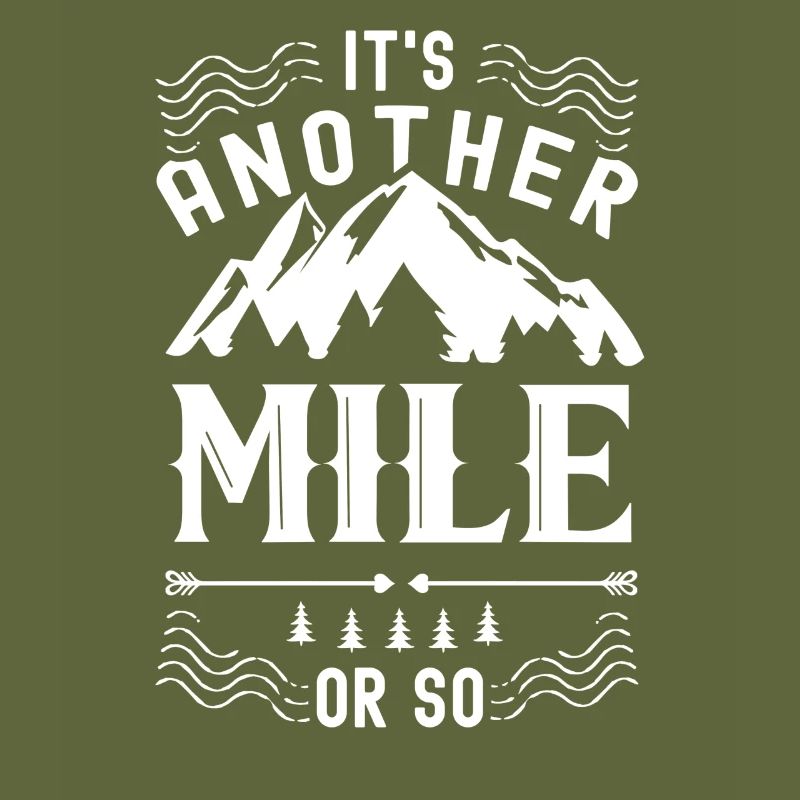 Eine Weitere Meile Oder So Halbe Meile Wanderung