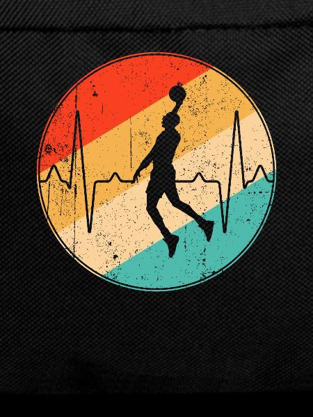 Baseball retro heartbeat