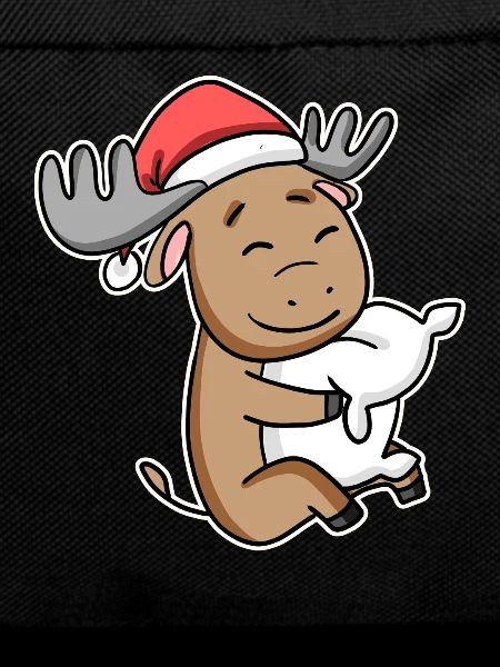 Moose Christmas Sleep Sleep Sleep