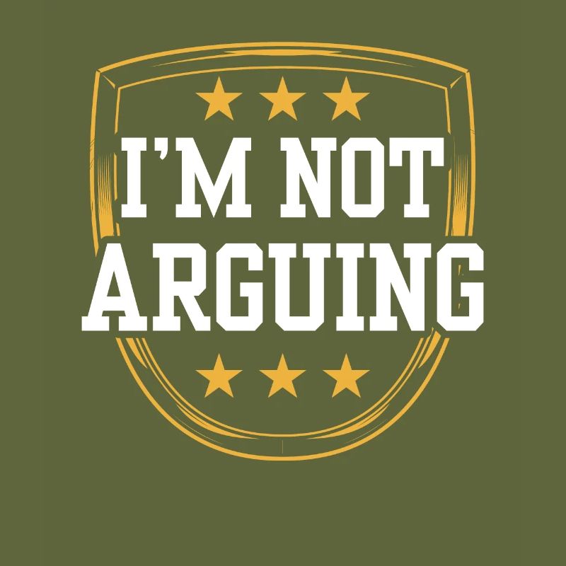 I'm not arguing argument