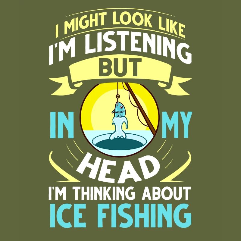 Eisfischen Fischer Eislöcher Eisbohrer Eis Fischen