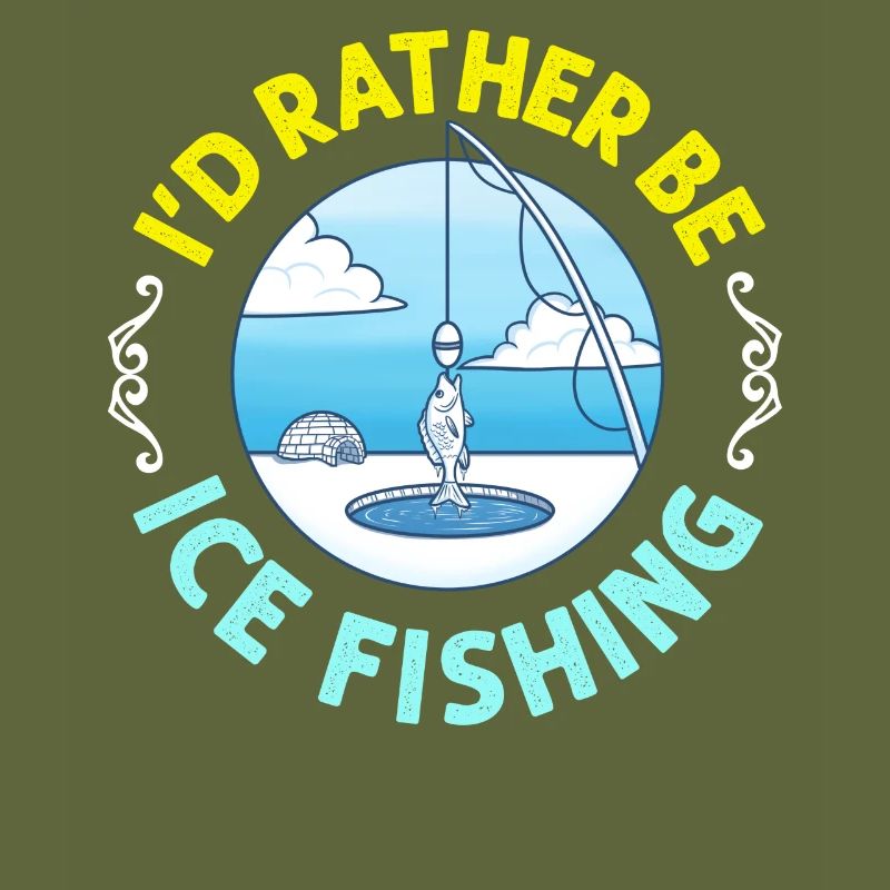 Eisfischen Fischer Eislöcher Eisbohrer Eis Fischen