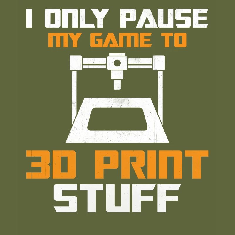 Impression 3D - Je ne fais que mettre mon jeu en pause pour imprimer en 3D Stuf
