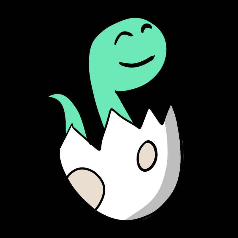 Dinosaur Egg Dino Baby Motif