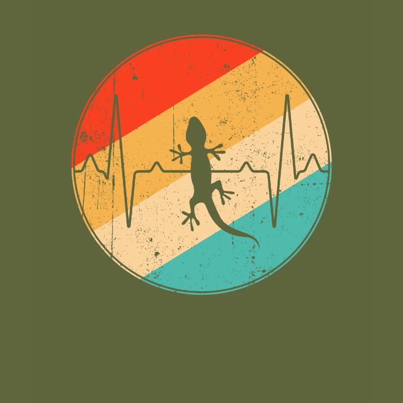Lizard Retro Heartbeat