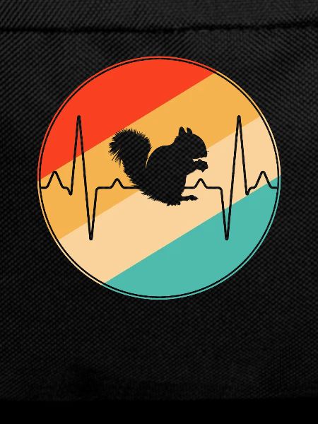 Eichhörnchen Retro Herzschlag