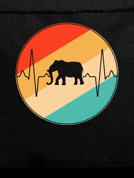 Elephant Retro Heartbeat