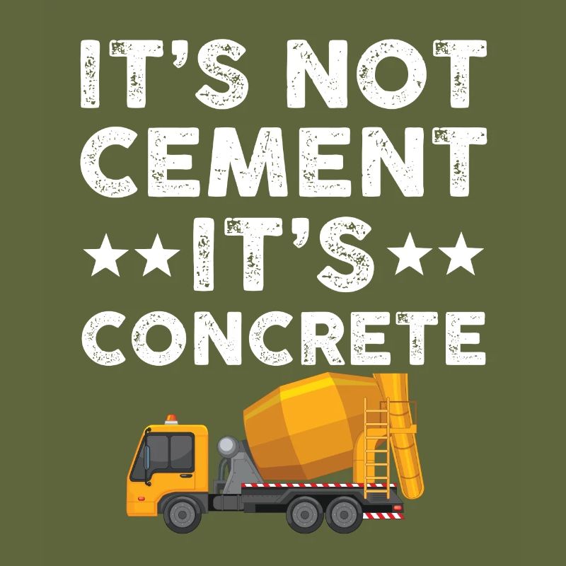 It's not cement, it's concrete