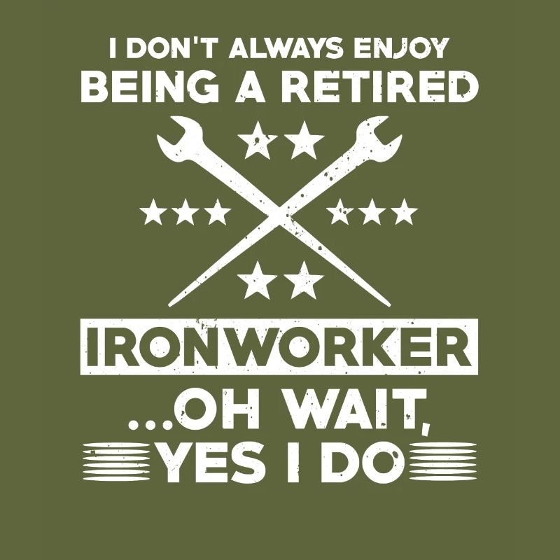 Funny retired metallurgical worker
