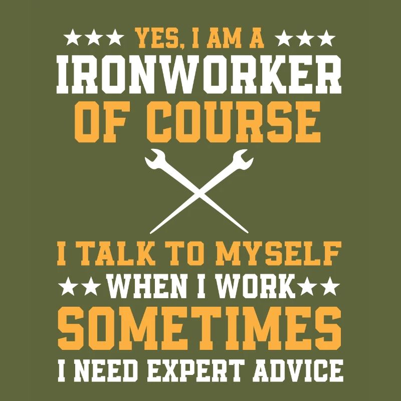 Lustiger Ironworker Spruch