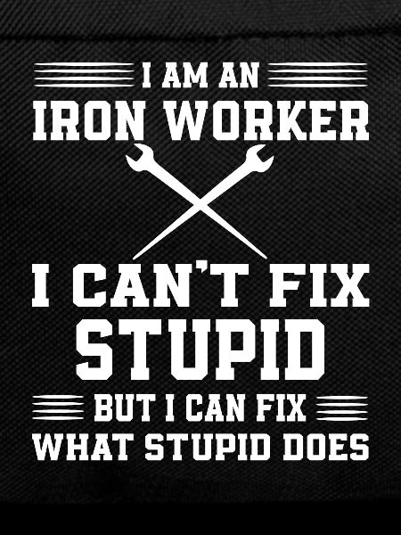 Funny Ironworker Motif