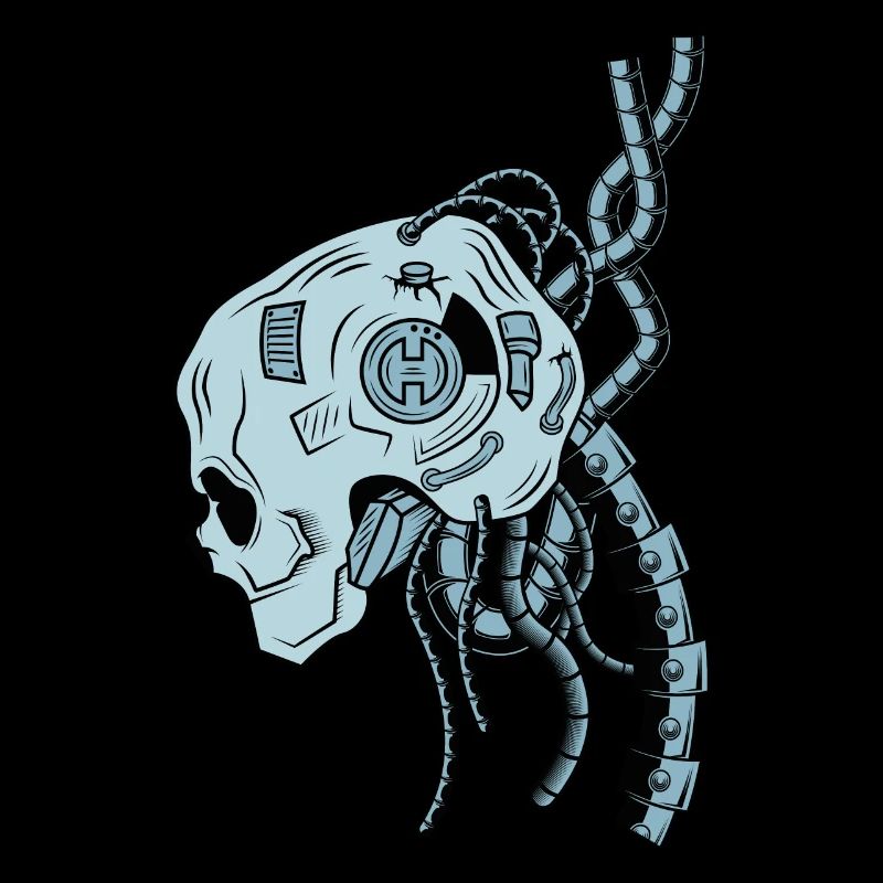 Crâne de robot