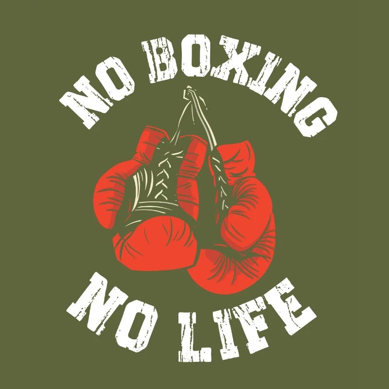 Pas de boxe Pas de gants de boxe de vie