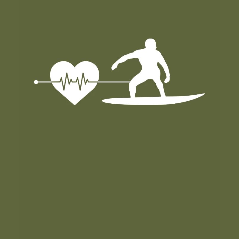 Rythme cardiaque de surf