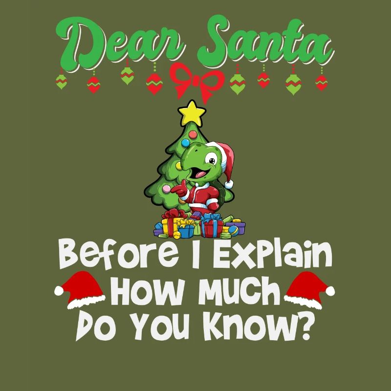 Dear Santa Before I Explain How Much Do You Know