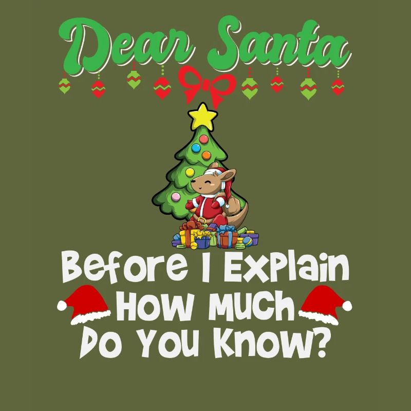 Dear Santa Before I Explain How Much Do You Know