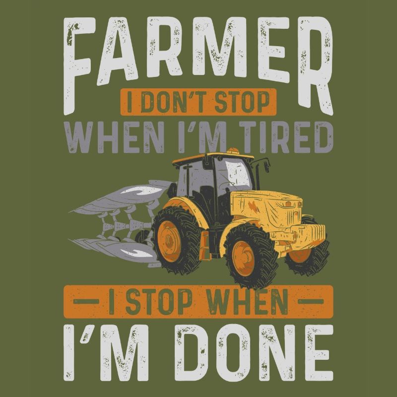 Farming Farmer Vintage Tractor