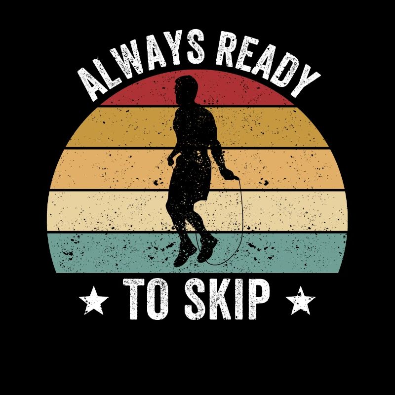 Funny skipping rope skipping rope always ready to spr