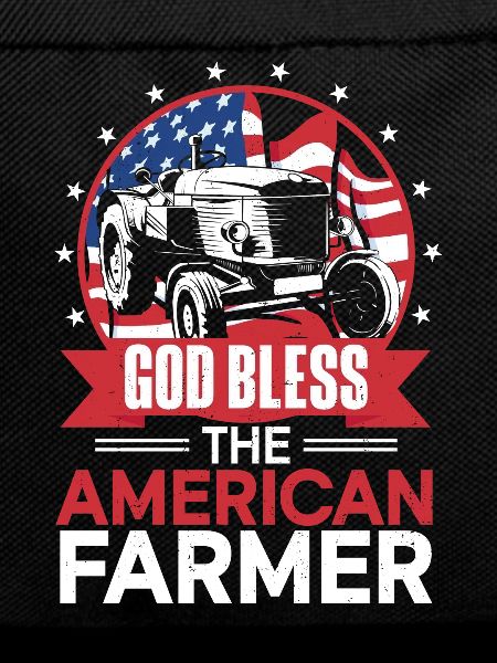 Farming Farmer Us American Flag