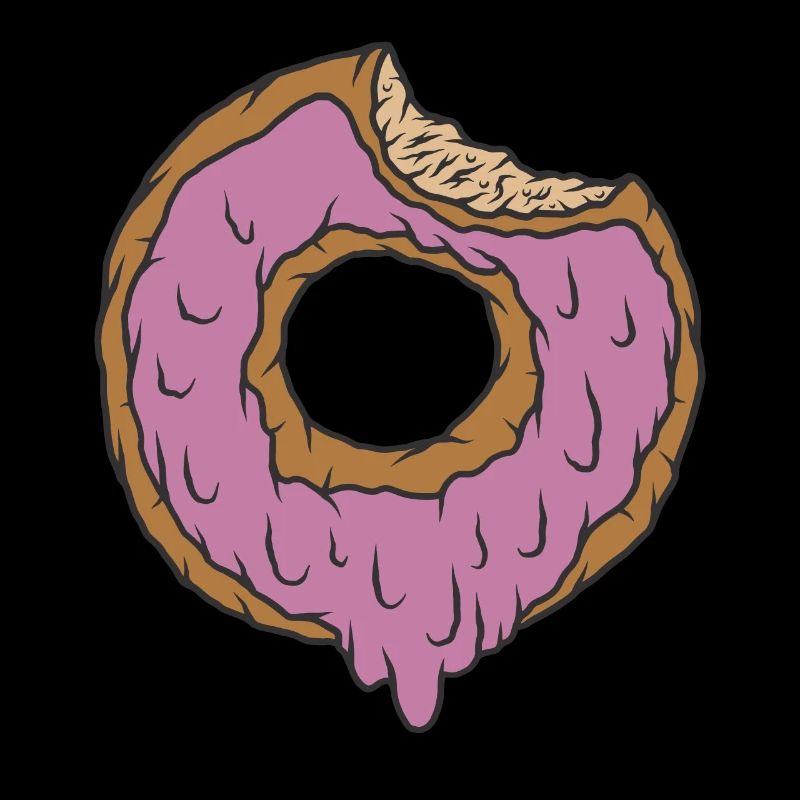 Donut bitten