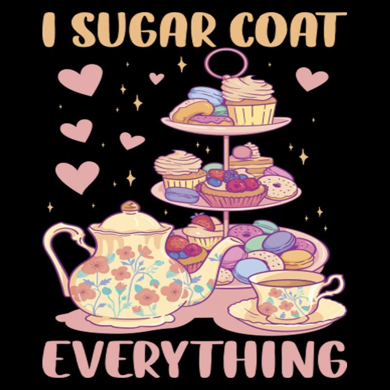 I Sugar Coat Everything Funny Baking