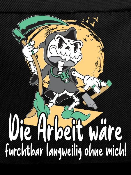Sensenmann mit Werkzeug