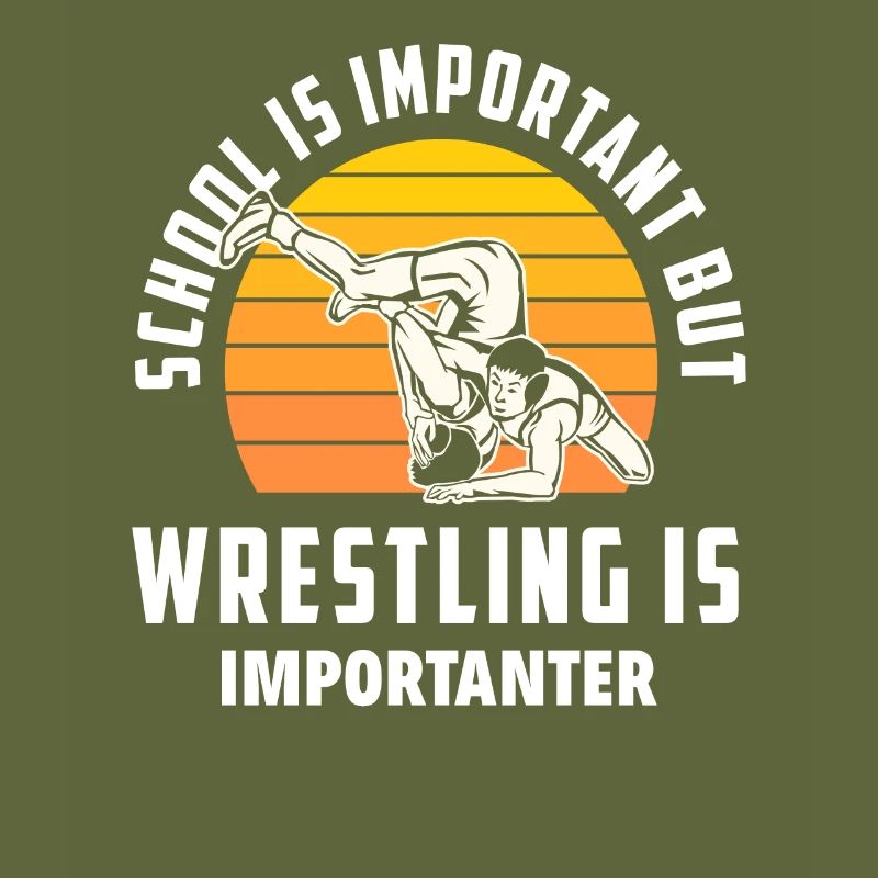 Wrestling School Students