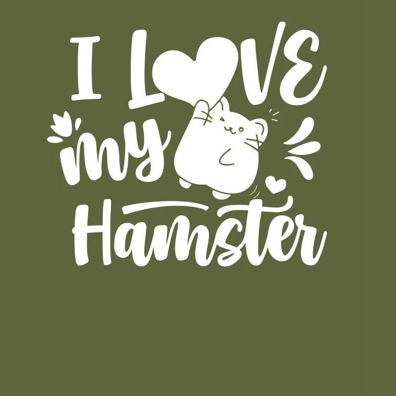 J’aime mon hamster mignon propriétaire d’animal de compagnie
