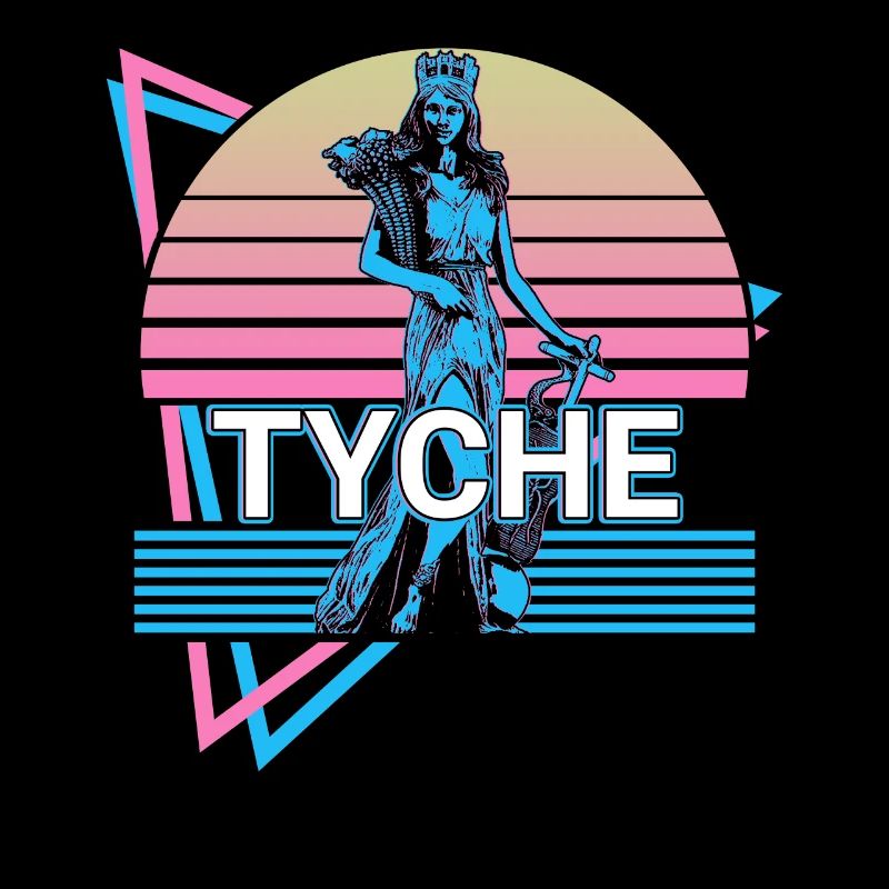 Tyche Déesse du Bonheur et Fortuna Retro