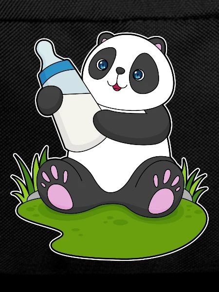 Panda Baby Bottle Milk