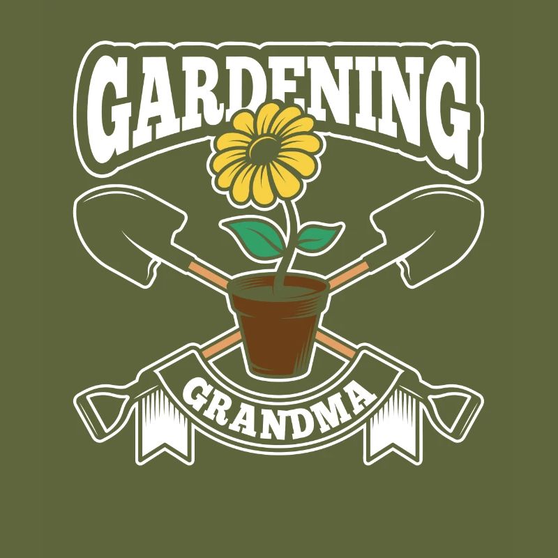 Gartenarbeit Oma Großmutter Garten Gärtnerin