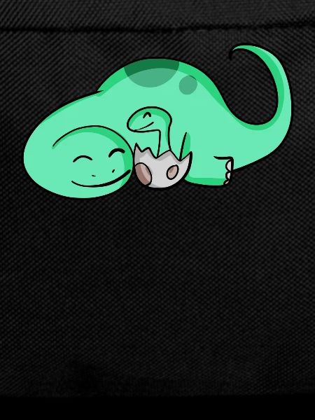 Dinosaur with baby dinosaur