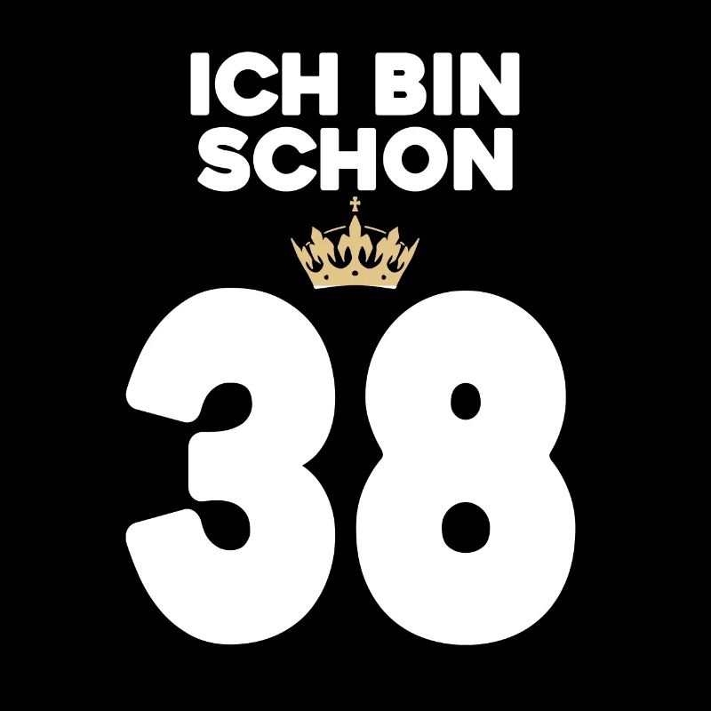 34. Geburtstag Geschenk - 34 Jahre mit Krone