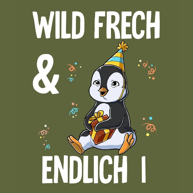 1. Geburtstag Pinguin Wild Frech Und Endlich 1