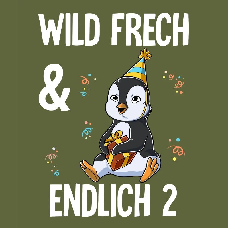 2. Geburtstag Pinguin Wild Frech Und Endlich 2