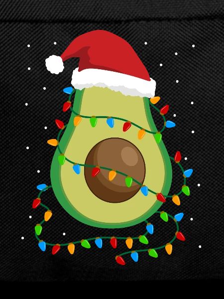 Santa Claus Avocado Christmas