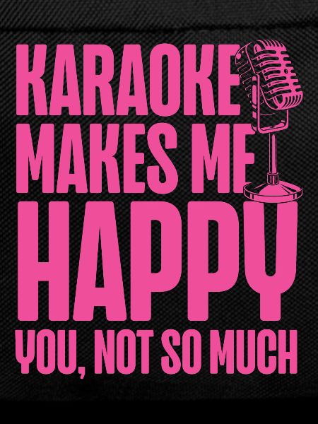 Karaoke Singer 80s Retro Karaoke
