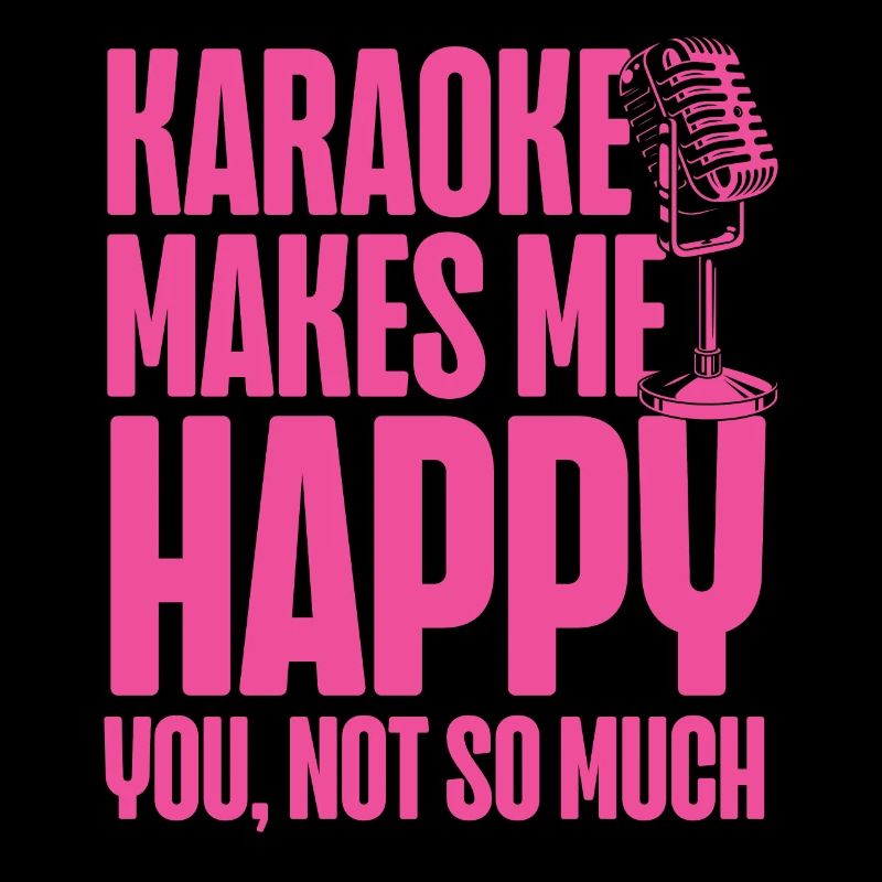 Karaoke Singer 80s Retro Karaoke