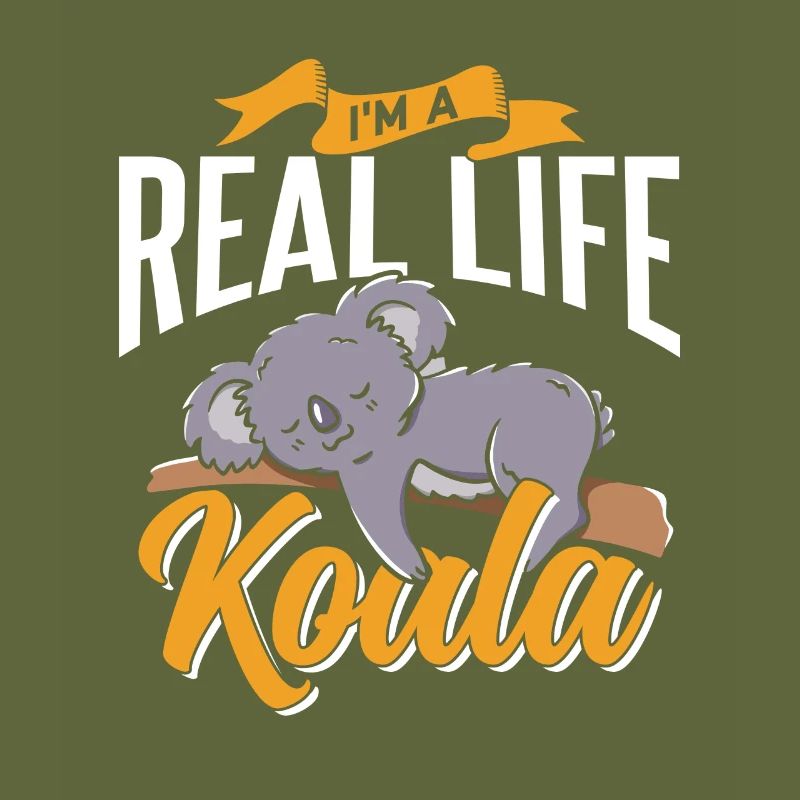 Ich Bin Ein Echter Koala Tier Koalabär Süß Koalas